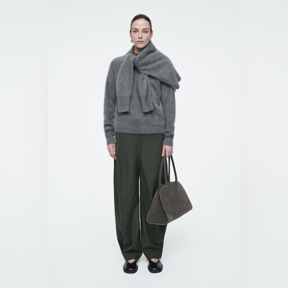 COS Studio Bowl Bag Gray Small